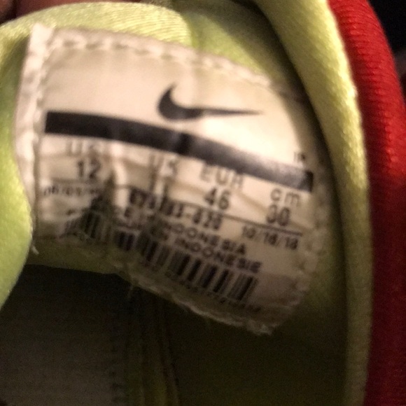 Nike Air huarache red yellow black 12 - Picture 5 of 5